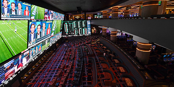 station casinos sports book tie the line